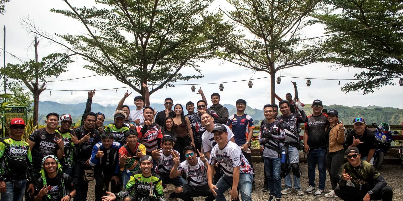 Hundreds of riders gathered for a community ride