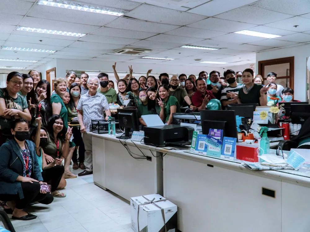 The team at the Pasig headquarters