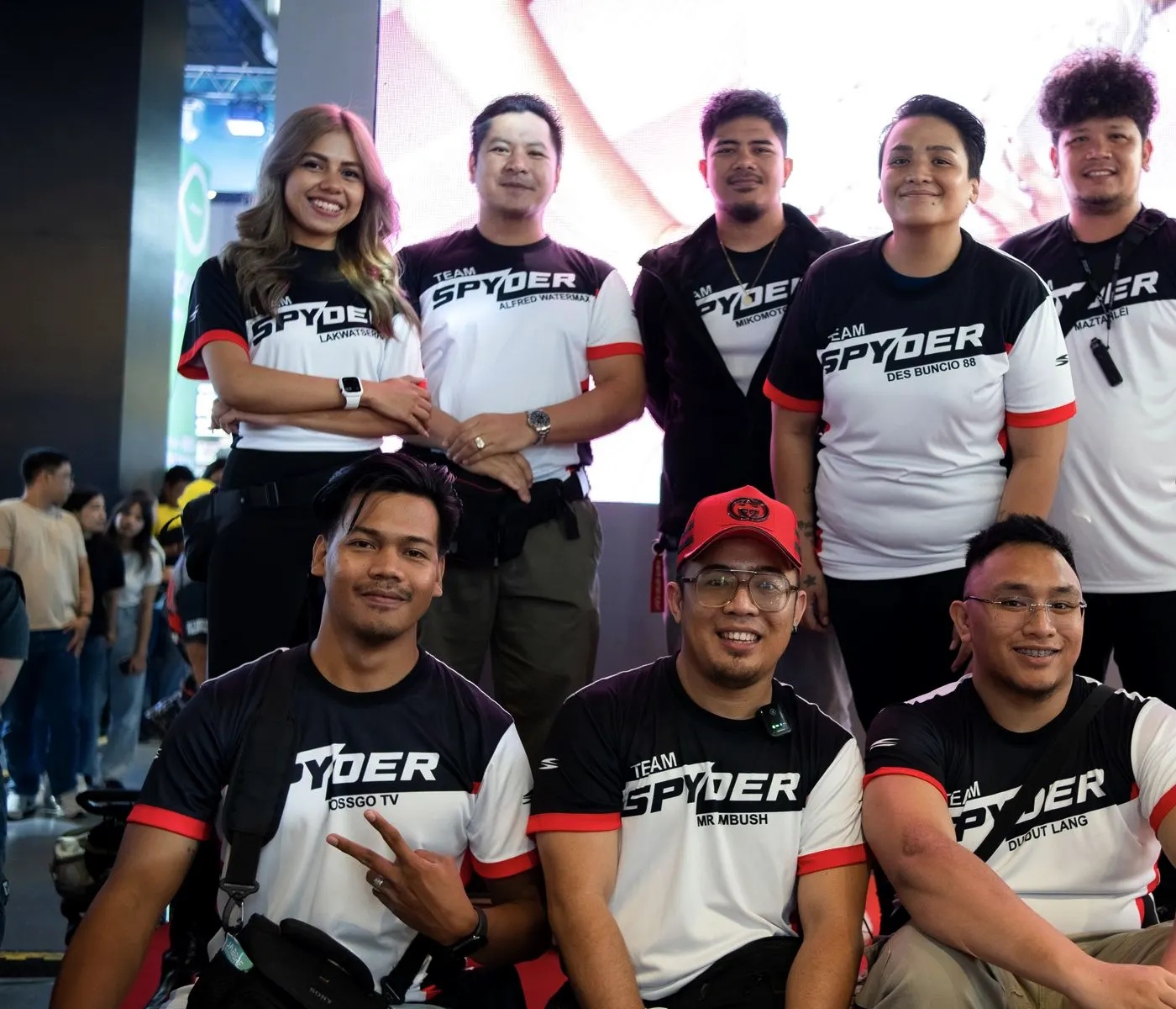 The Roshan team in Spyder jerseys at a launch